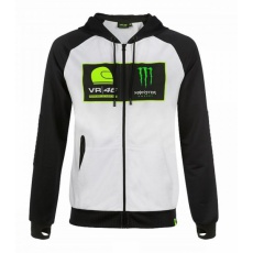 Mikina Valentino Rossi VR46 RIDERS ACADEMY MONSTER Fleece bílo/černá 359406 Mikina Valentino Rossi VR46 RIDERS ACADEMY MONSTER Fleece bílo/černá 359406
