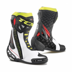 Moto boty TCX RT-RACE bílo/červeno/žluté fluo Moto boty TCX RT-RACE bílo/červeno/žluté fluo