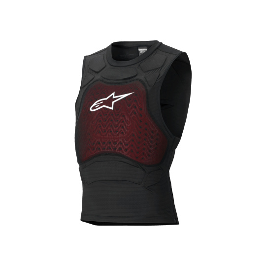 chránič těla BIONIC PLASMA LT PROTECTION VEST, ALPINESTARS (černá/červená/bílá) 2026