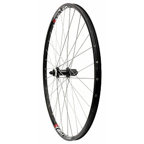 zapletené kolo 28/29" SHIMANO Disc Center lock zadní 8-11sp. černé