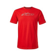 Alpinestars Blaze 2 Tee Ride Dry Red/white - velikost M