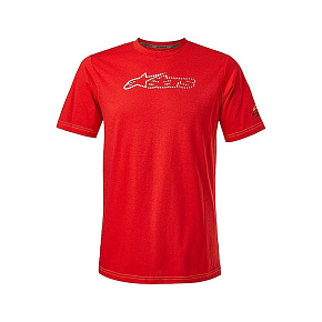 Alpinestars Blaze 2 Tee Ride Dry Red/white - velikost M Alpinestars Blaze 2 Tee Ride Dry Red/white - velikost M