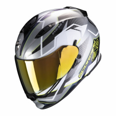 Moto přilba SCORPION EXO-510 AIR BALT stříbrno/bílo/neonově žlutá Moto přilba SCORPION EXO-510 AIR BALT stříbrno/bílo/neonově žlutá
