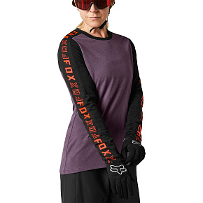 Dámský dres Fox W Ranger Dr Ls Jersey Black/Purple Dámský dres Fox W Ranger Dr Ls Jersey Black/Purple