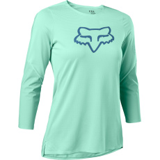 Dámský cyklo dres Fox W Flexair 3/4 Jersey Jade Dámský cyklo dres Fox W Flexair 3/4 Jersey Jade