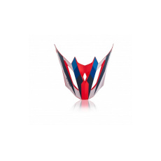ACERBIS kšilt přilby Profile 4.0 modrá/červená modrá/červená