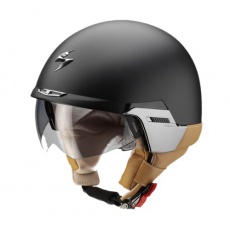 Moto přilba SCORPION EXO-100 PADOVA II černý mat/begie Moto přilba SCORPION EXO-100 PADOVA II černý mat/begie