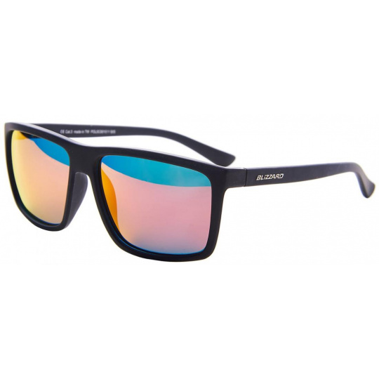sluneční brýle BLIZZARD sun glasses POLSC801011, rubber black, 65-17-140