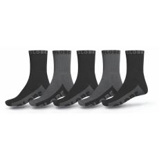 Ponožky Globe Crew Sock 5 Pack Black/Grey 