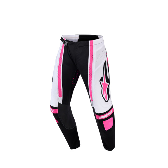 kalhoty STELLA TECHSTAR NOMUR, ALPINESTARS, dámské (černá/bílá/růžová) 2026