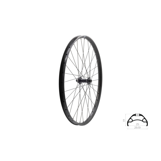 KELLYS Zapletené kolo přední KLS ASESINO 25 DSC F, 28/29", black