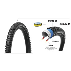 MICHELIN PLÁŠŤ WILD ENDURO MS 29x2.40 PERFORMANCE LINE KEVLAR GUM-X/MAGI-X TS TLR (936814)