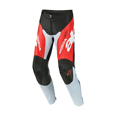 kalhoty RACER VEIL HONDA kolekce, ALPINESTARS (černá/šedá/červená/žlutá) 2026 kalhoty RACER VEIL HONDA kolekce, ALPINESTARS (černá/šedá/červená/žlutá) 2026