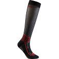 SIXS LONG V3 podkolenky černá/červená
