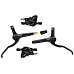 brzda kotoučová SHIMANO MT200, p+z (900+1700 mm), komplet (zadní J-kit)