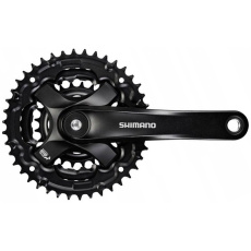 kliky SHIMANO Tourney FC-TY301-L 170mm 42-34-24 zubů, černé kliky SHIMANO Tourney FC-TY301-L 170mm 42-34-24 zubů, černé