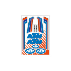 sada nálepek KTM Retro oranž/modrá sada nálepek KTM Retro oranž/modrá