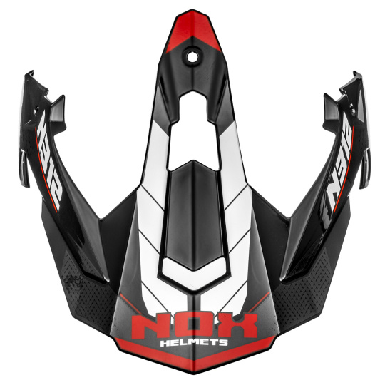 kšilt pro přilby N312 VAPOR, NOX (bílá,černá,červená)