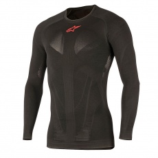 ALPINESTARS Tech Top LS Summer Black Red - funkční triko ALPINESTARS Tech Top LS Summer Black Red - funkční triko