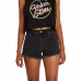 Dámské šortky Volcom Stoney Stretch Short Asphalt Black 