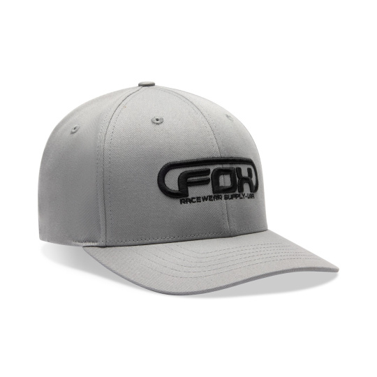 Pánská čepice Fox Global Flexfit Hat  Steel Grey