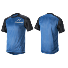 Alpinestars ALPS 4 V2 S/S dres - Mid/Blue/Black/Silver Alpinestars ALPS 4 V2 S/S dres - Mid/Blue/Black/Silver