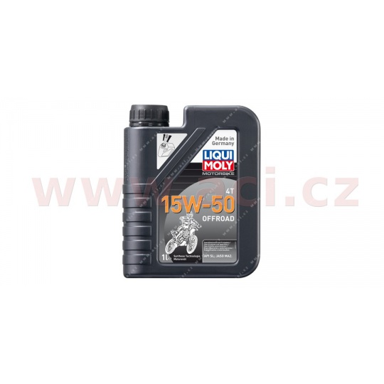 LIQUI MOLY Motorbike 4T 15W50 Offroad, plně syntetický motorový olej 1 l