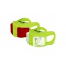 KELLYS Osvětlení set KLS TWINS, lime green