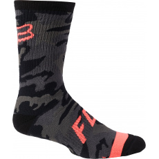 Cyklo ponožky Fox 8" Defend Sock Black Camor