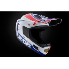 URGE Down-O-Matic RR - White Red Blue helma URGE Down-O-Matic RR - White Red Blue helma