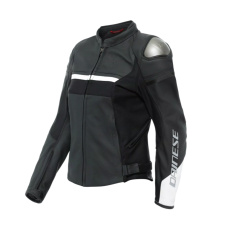 Dámská kožená bunda DAINESE RAPIDA černo/bílá Dámská kožená bunda DAINESE RAPIDA černo/bílá