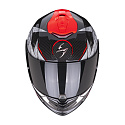 Moto přilba SCORPION EXO-1400 EVO CARBON AIR ARANEA černo/neonově červená