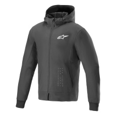 bunda RADIUM TECH HOODIE, ALPINESTARS (černá/bílá) 2025 bunda RADIUM TECH HOODIE, ALPINESTARS (černá/bílá) 2025