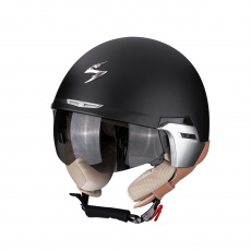 Moto přilba SCORPION EXO-100 PADOVA II černý mat/begie Moto přilba SCORPION EXO-100 PADOVA II černý mat/begie