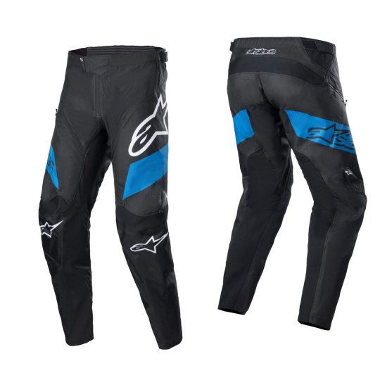 Alpinestars Racer kalhoty - Black/Bright Blue