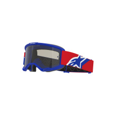 brýle VISION SAND, ALPINESTARS (modrá/červená/bílá, tmavě kouřové plexi) 2026