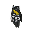 rukavice RADAR HONDA kolekce, ALPINESTARS (černá/šedá/žlutá) 2026