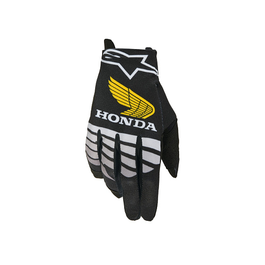 rukavice RADAR HONDA kolekce, ALPINESTARS (černá/šedá/žlutá) 2026 rukavice RADAR HONDA kolekce, ALPINESTARS (černá/šedá/žlutá) 2026
