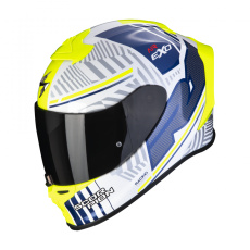Moto přilba SCORPION EXO-R1 EVO AIR VICTORY bílo/modrá Moto přilba SCORPION EXO-R1 EVO AIR VICTORY bílo/modrá