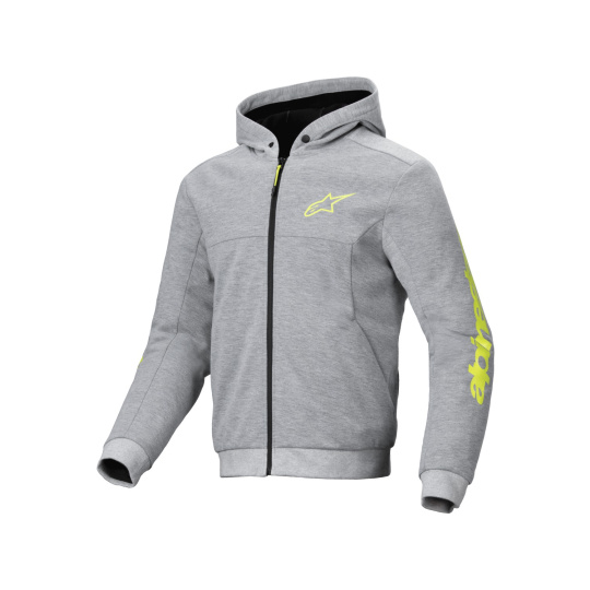bunda CHROME V2 SPORT, ALPINESTARS (šedá/žlutá fluo) 2025