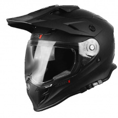 Moto přilba JUST1 J34 solid černá matná Moto přilba JUST1 J34 solid černá matná