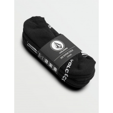 Pánské ponožky Volcom Stones Nshw Sock 3Pk Black Pánské ponožky Volcom Stones Nshw Sock 3Pk Black