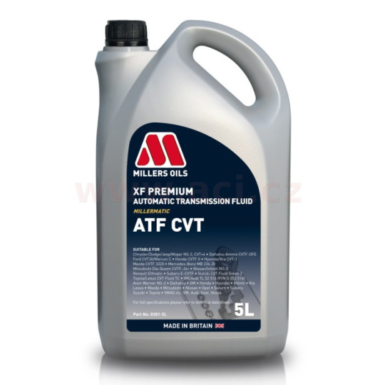 MILLERS OILS XF PREMIUM ATF CVT 5L