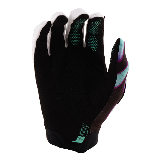 TLD DĚTSKÉ RUKAVICE YOUTH AIR OVERSPRAY BLACK / REAL TEAL (44703000)
