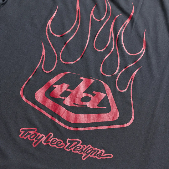 TLD PÁNSKÝ DRES S DLOUHÝM RUKÁVEM RUCKUS RIDE TEE EMBER CARBON (37142100)