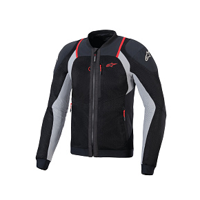 bunda TROOP-AIR PRO, ALPINESTARS (černá/světle šedá/červená) 2027 bunda TROOP-AIR PRO, ALPINESTARS (černá/světle šedá/červená) 2027