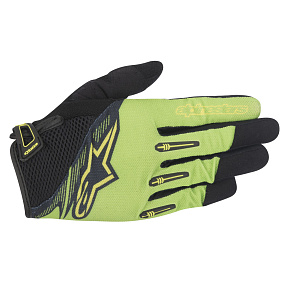 Alpinestars Flow rukavice Bright Green Black Alpinestars Flow rukavice Bright Green Black