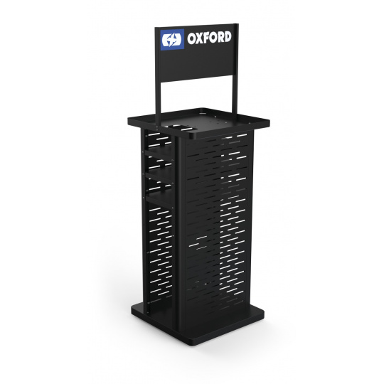 prezentační stojan v podobě ostrůvku umístitelného do prostoru prodejen, OXFORD (ŠxHLxV = 554x554x1617 mm)