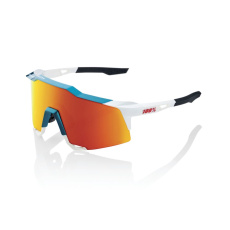 SPEEDCRAFT - Gloss Metallic Bora / Matte White - HiPER Red Multilayer Mirror Lens SPEEDCRAFT - Gloss Metallic Bora / Matte White - HiPER Red Multilayer Mirror Lens
