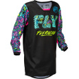 dres KINETIC MUTANT, FLY RACING - USA 2026 dětské (černá/multi color)